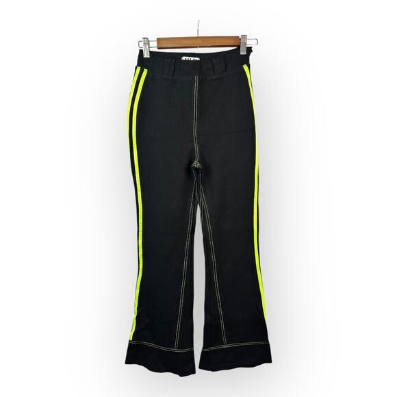 I.AM.GIA. Womens size Small Astrid High Waist Flare Striped Pants Stretch Flaw - Picture 4 of 13